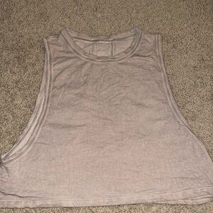 lululemon cropped muscle tank